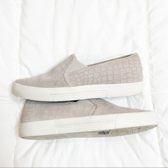 Joie Huxley Crocodile Suede Slip On Sneaker - Picture 5 of 13